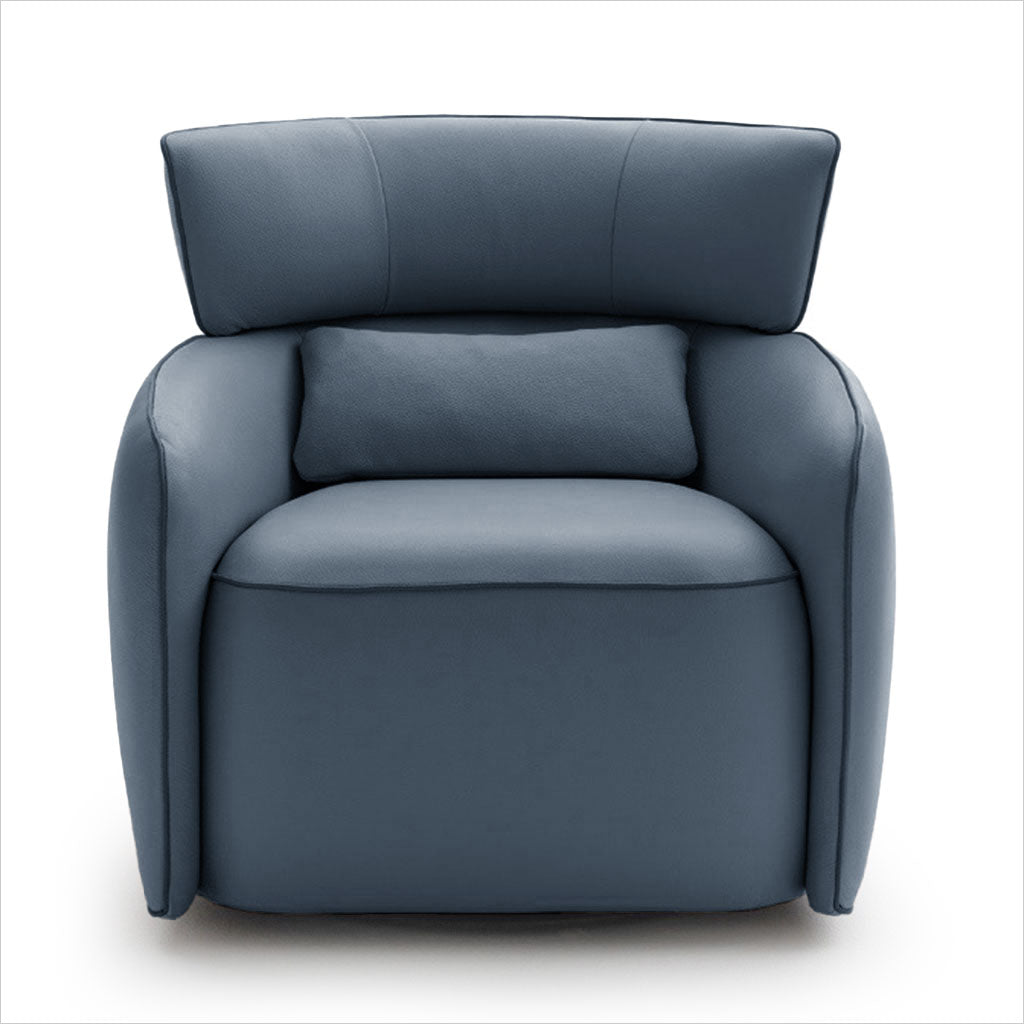Lilly Swivel Armchair - Blue