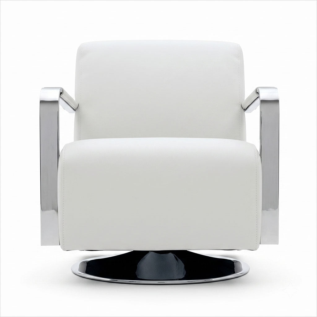 Vogue Swivel Chair - White