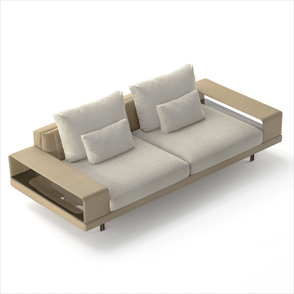 Twist Sofa - Beige Fabric