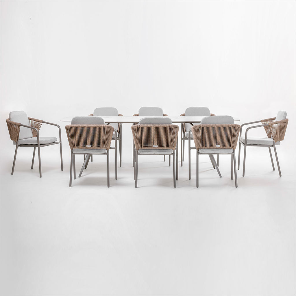 Alta Dining Table - White - Large