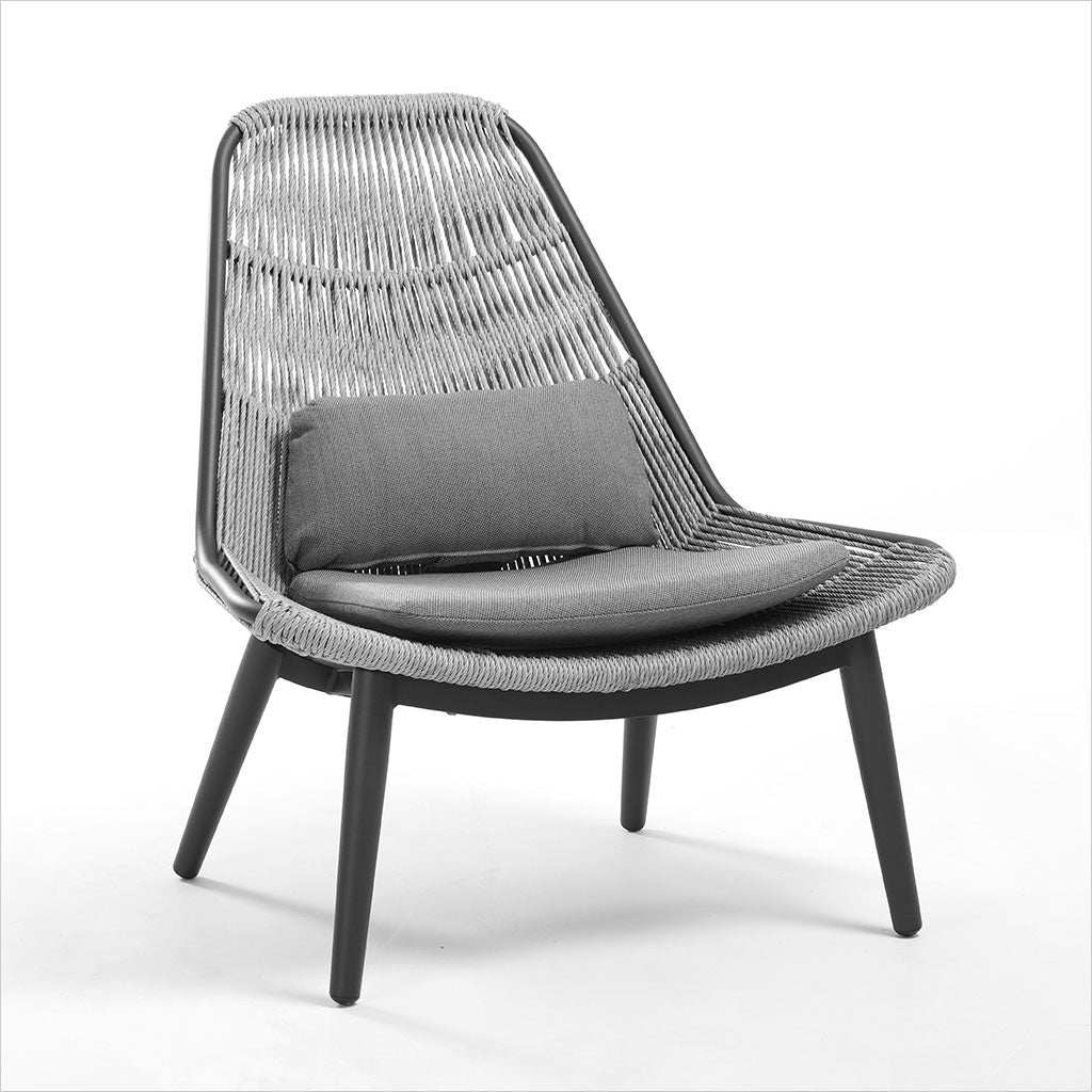 Elise Occasional Chair - Grey Charcoal