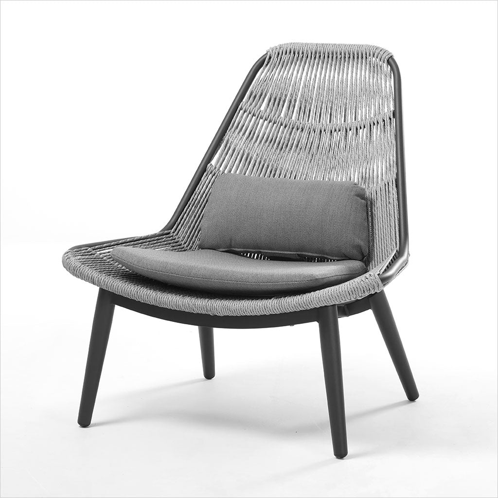 Elise Occasional Chair - Grey Charcoal