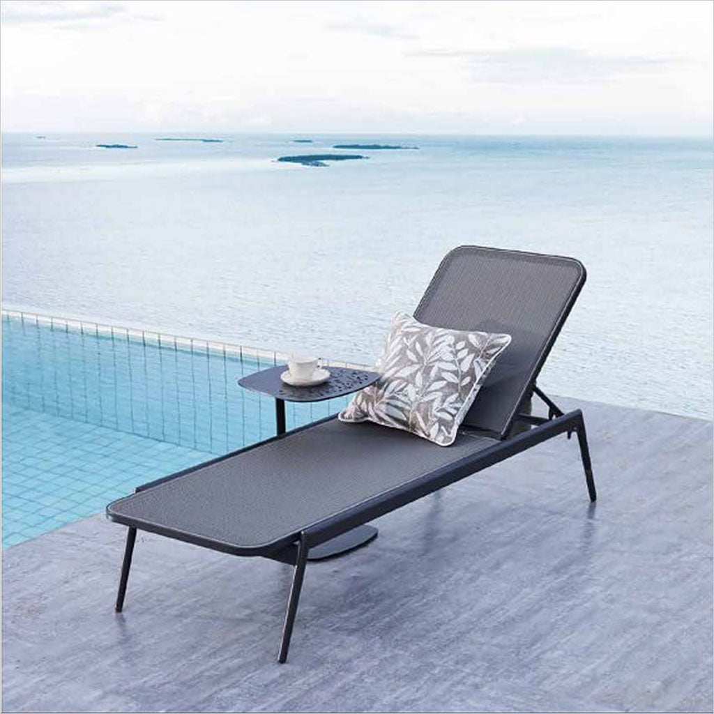 Muse Chaise Lounge - Charcoal