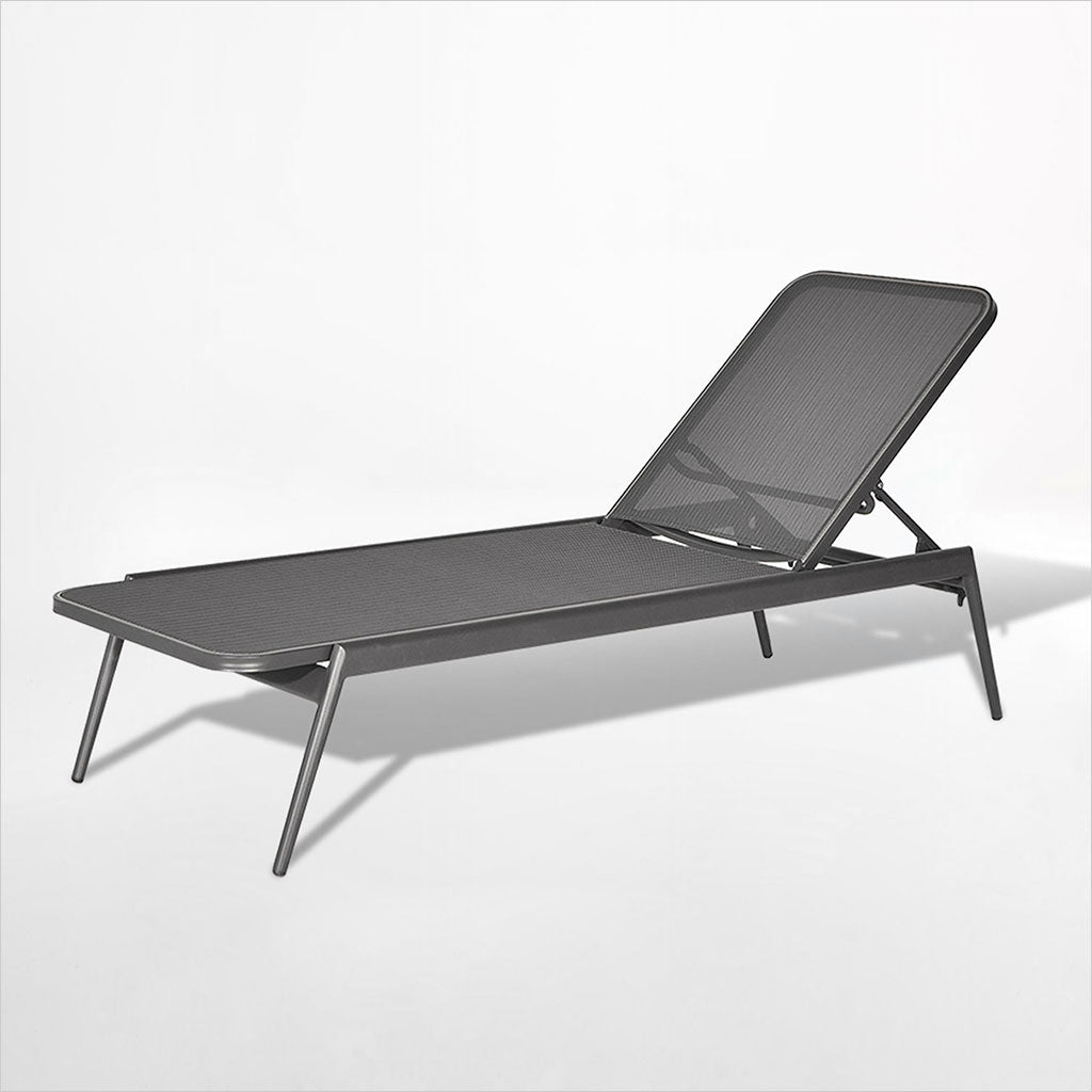 Muse Chaise Lounge - Charcoal