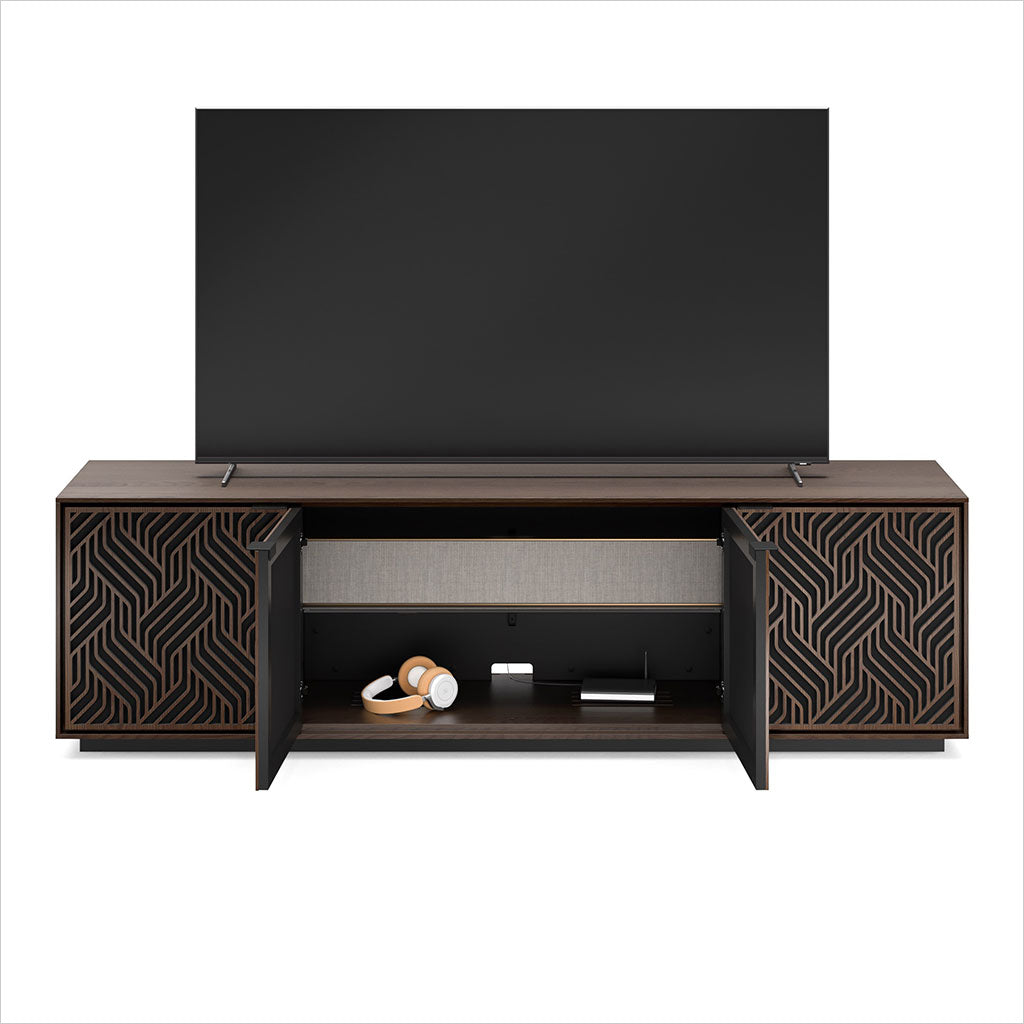 Elements 8703 Media Cabinet - Toasted Oak