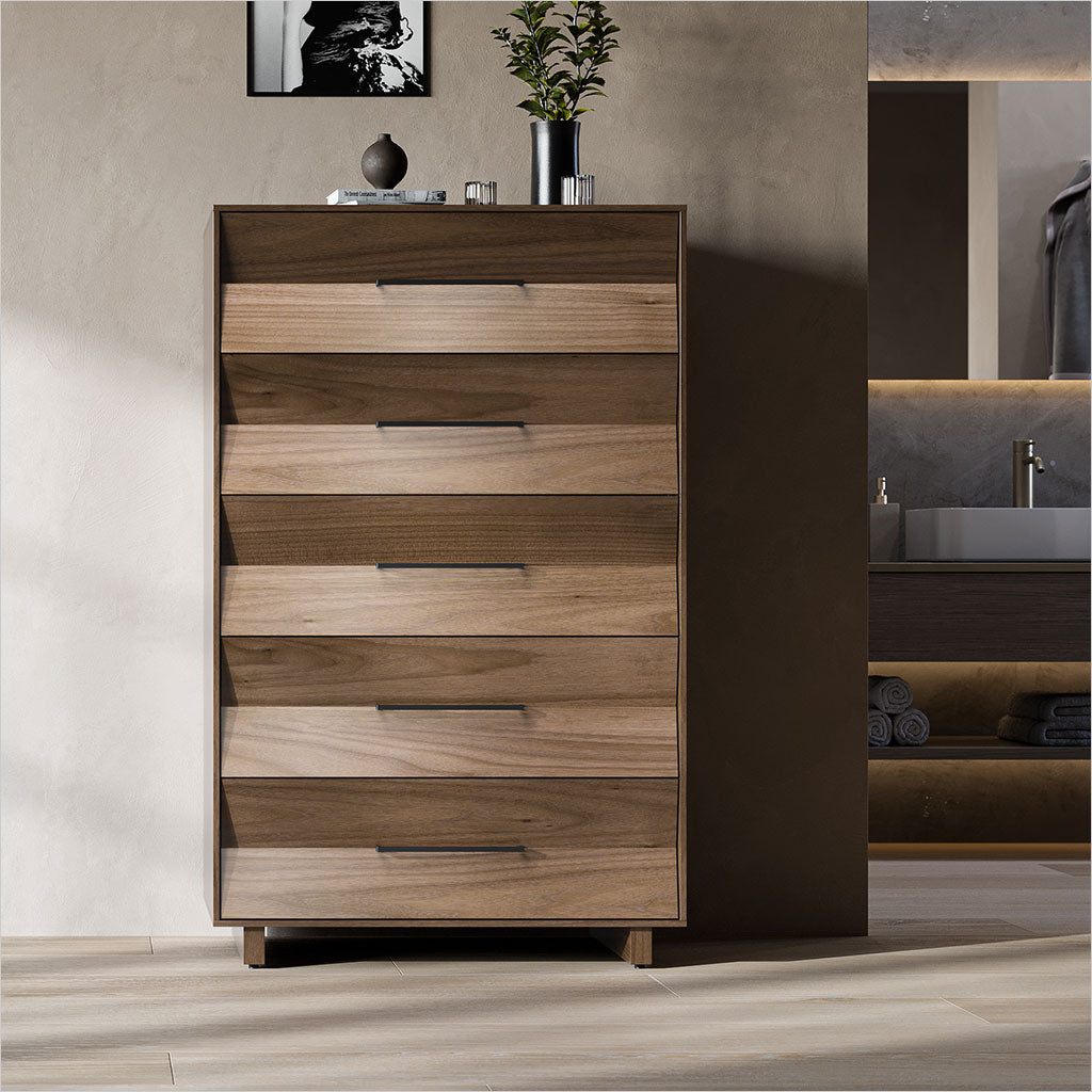 Kava High Chest - Walnut