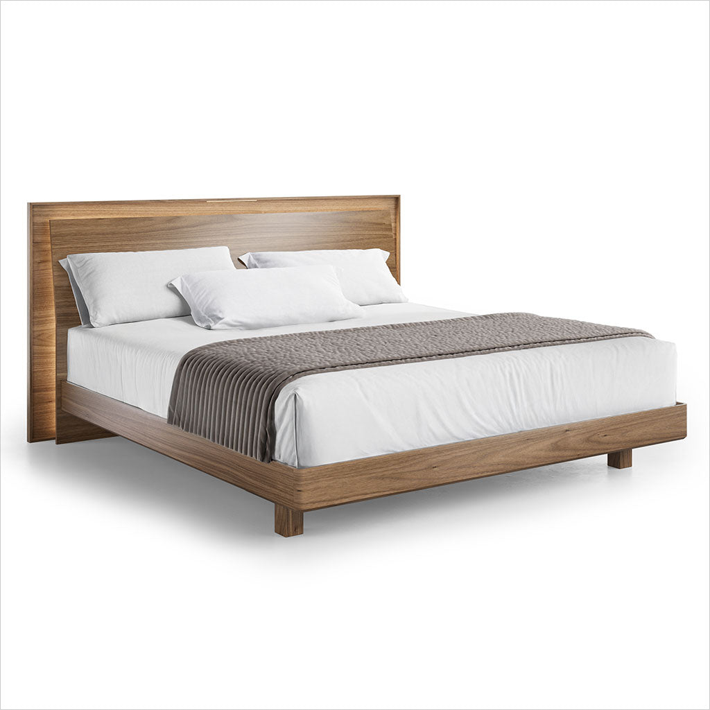 Kava Platform Bed - Walnut