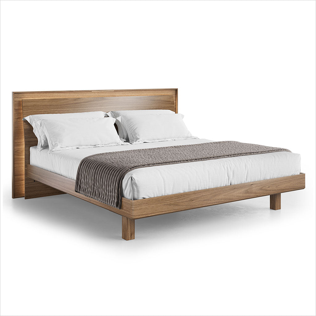 Kava Platform Bed - Walnut