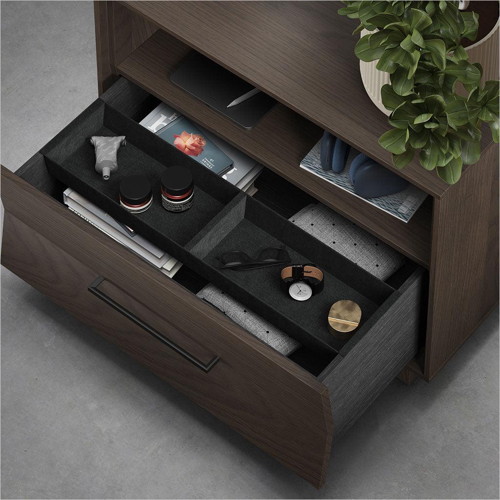 Kava Nightstand - 28 inch - Toasted Oak