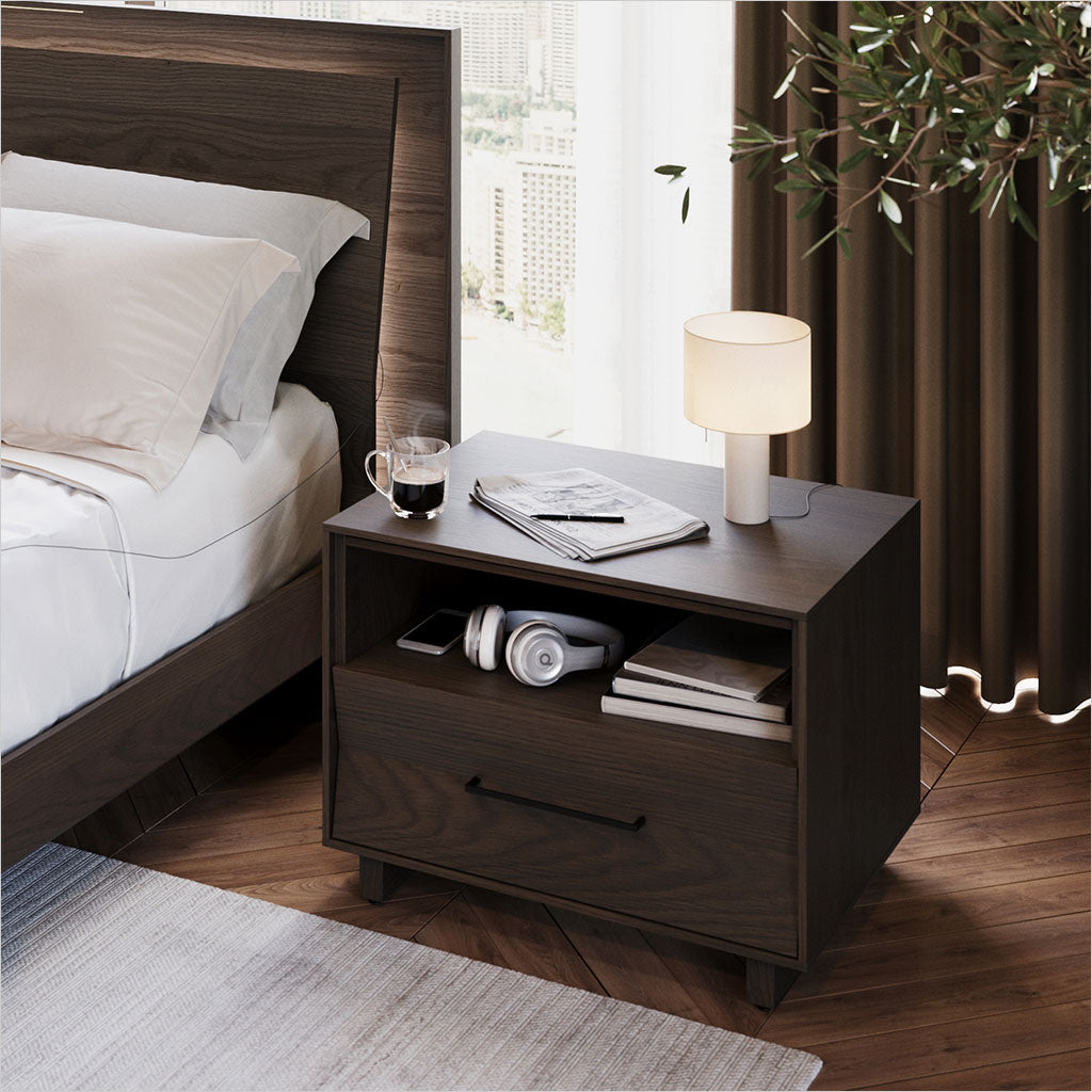 Kava Nightstand - 28 inch - Toasted Oak