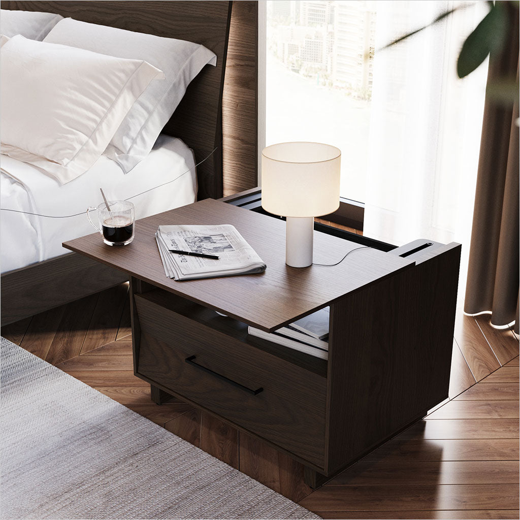 Kava Nightstand - 28 inch - Toasted Oak