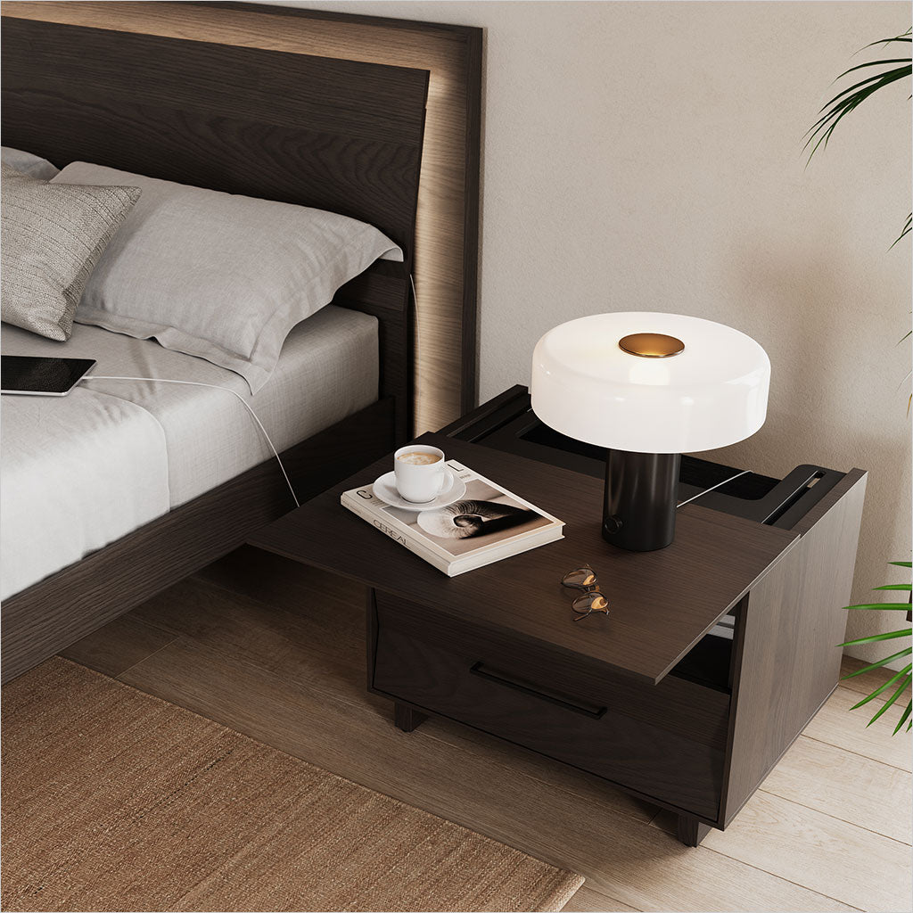 Kava Nightstand - 28 inch - Toasted Oak