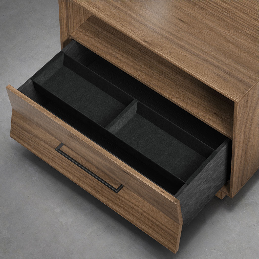 Kava Nightstand - 28 inch - Walnut