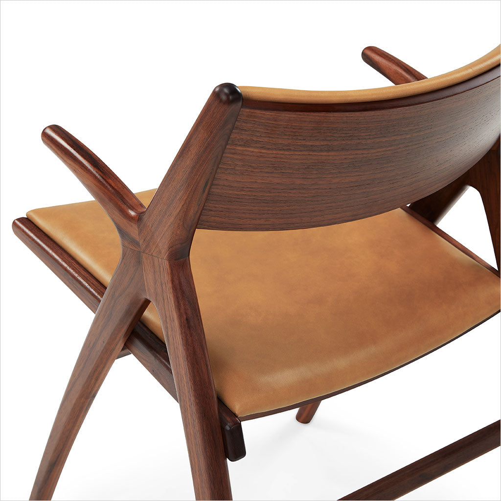 Wave Dining Armchair - Camel