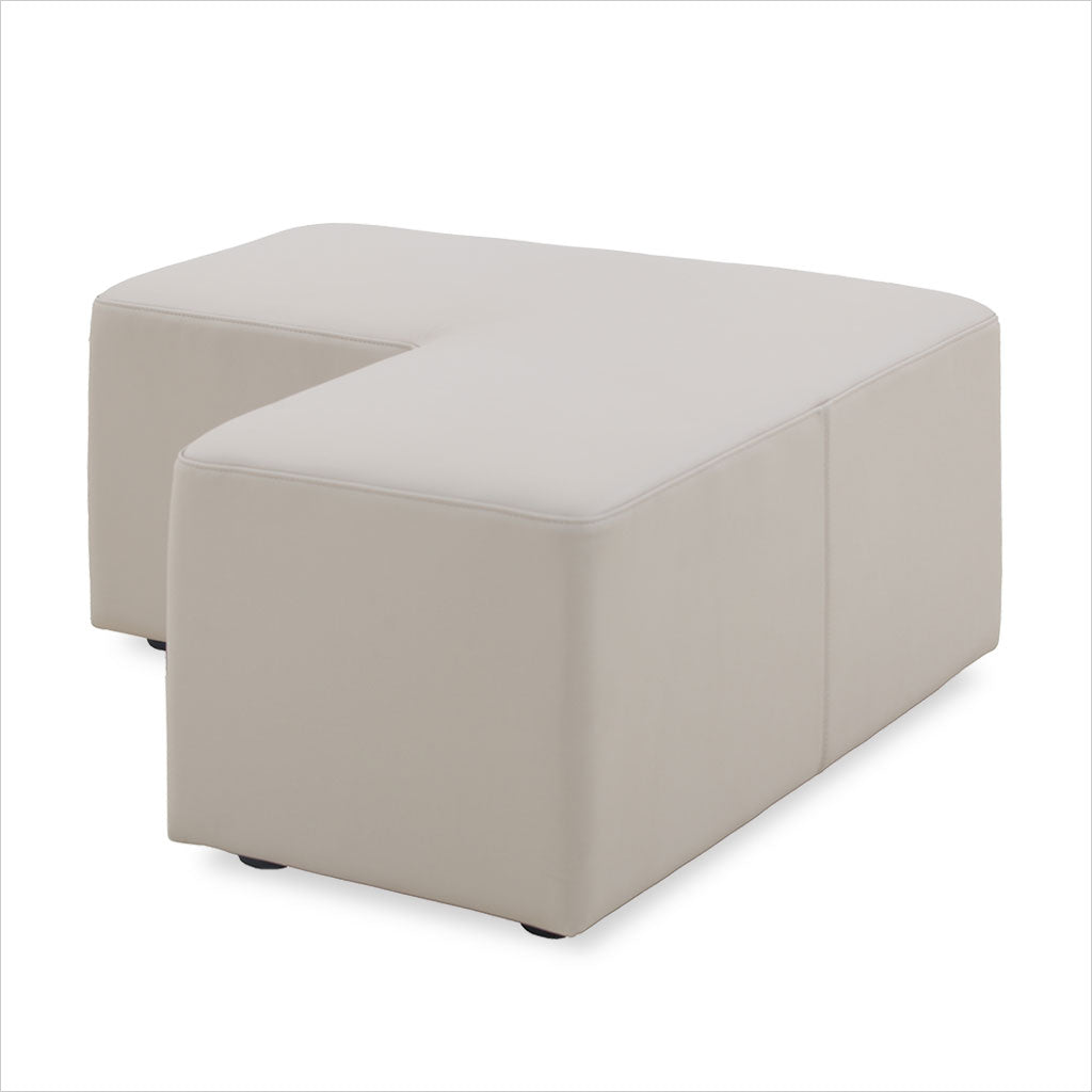 Wesson L-Shaped Ottoman - Tan