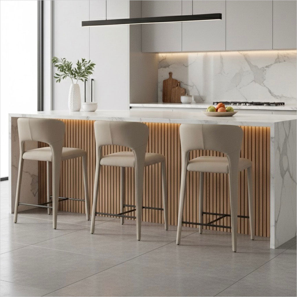 Nina Counter Stool - Beige