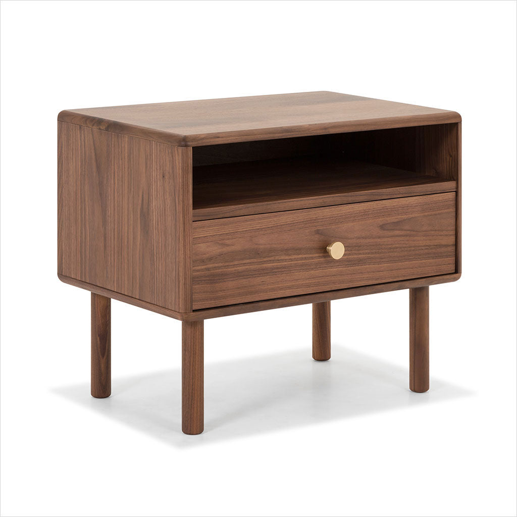 Lucerne Nightstand - Walnut