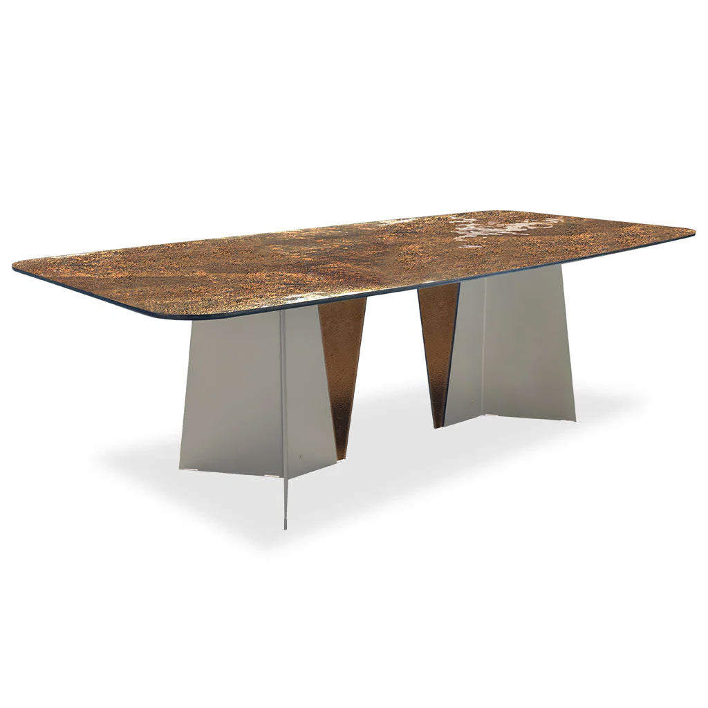Fuso Dining Table - Champagne