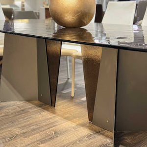 Fuso Dining Table - Champagne