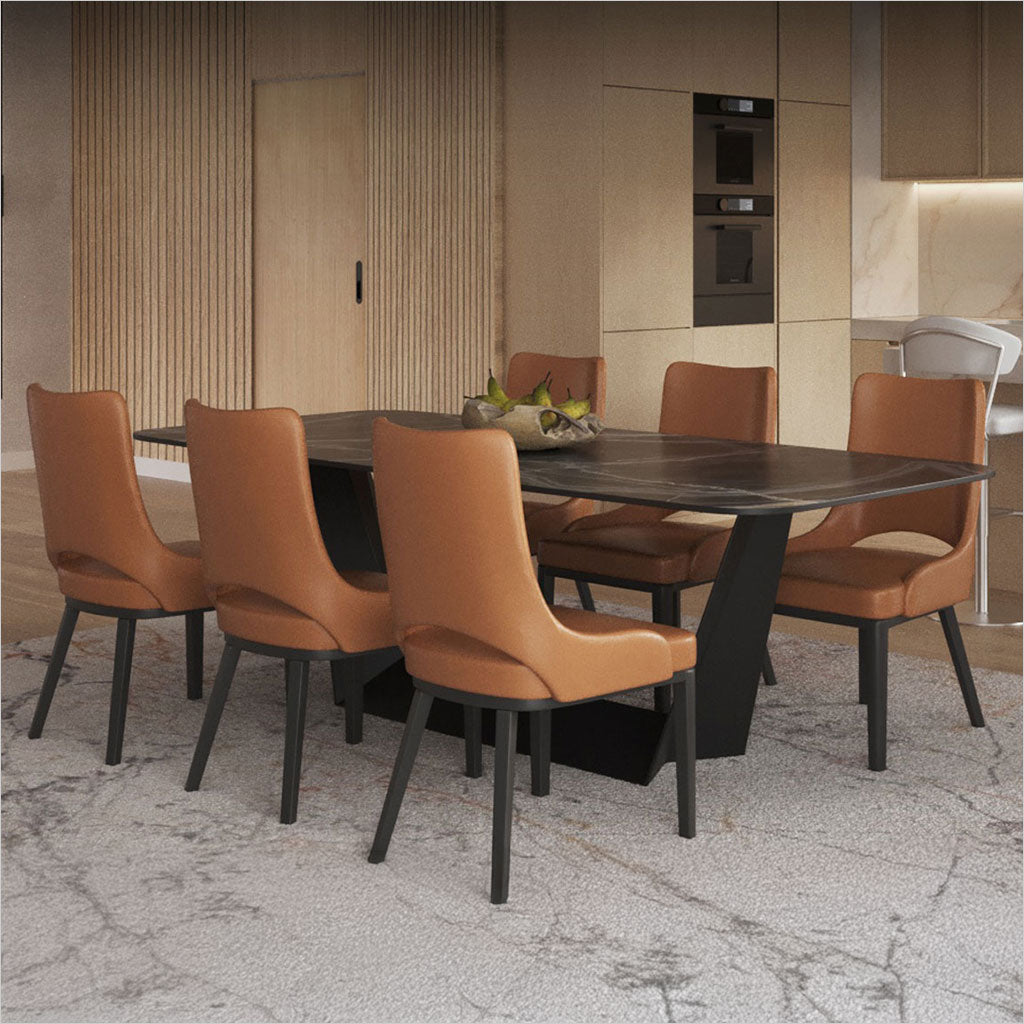 Hannah Dining Chair - Cognac