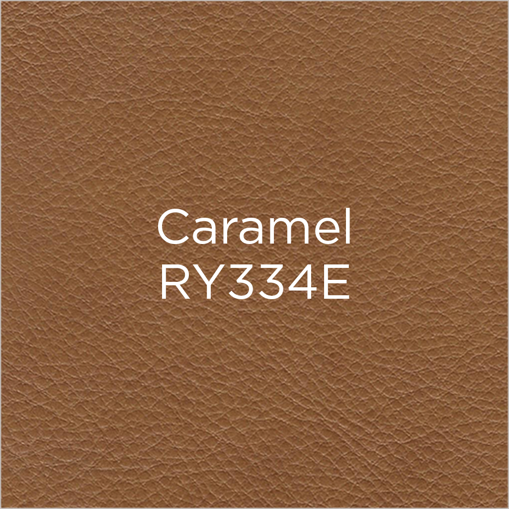 caramel RY334E leather swatch