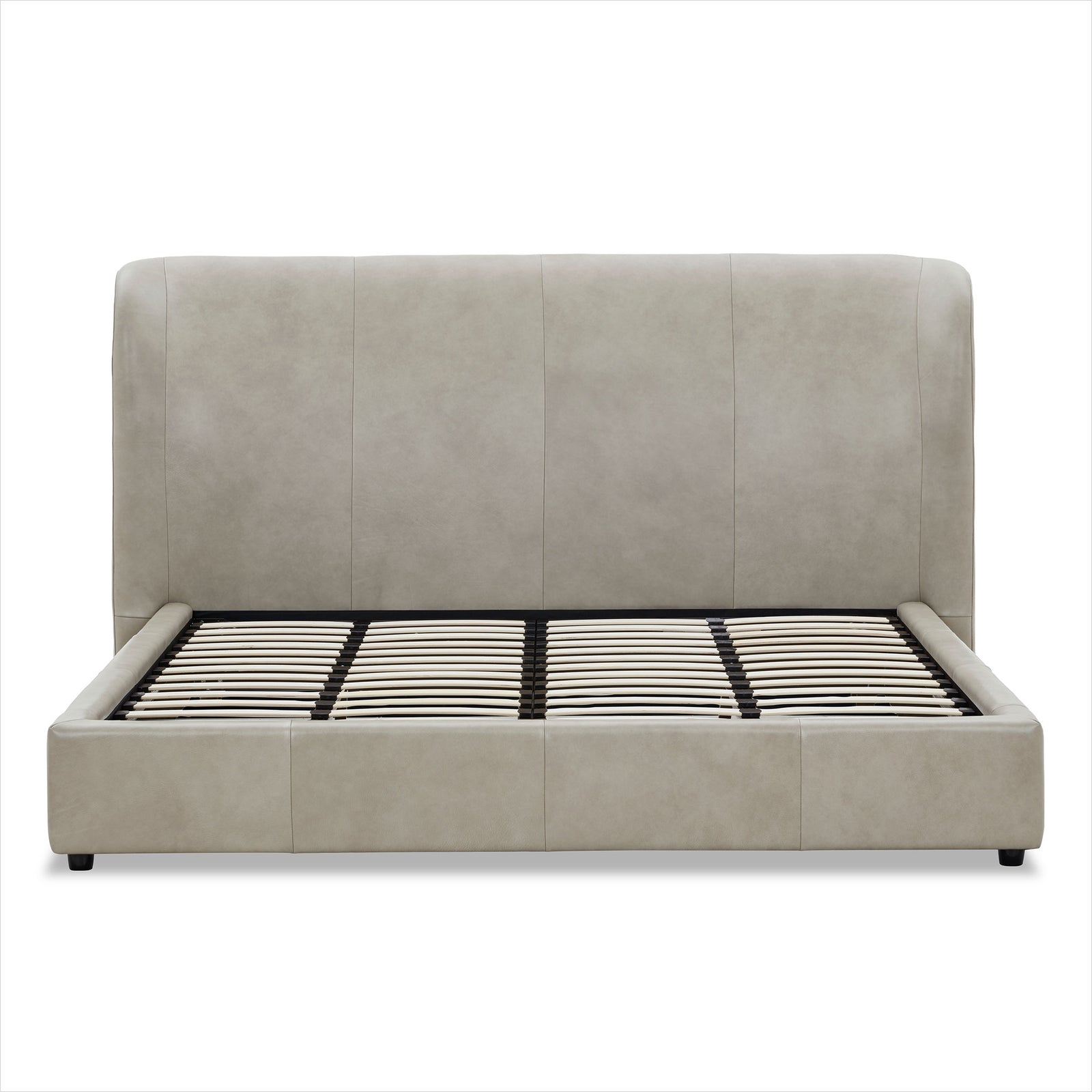 Anderson Bed - Finch Slate Leather