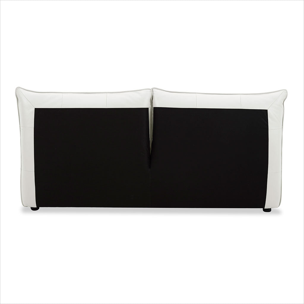 Lago Leather Bed - White