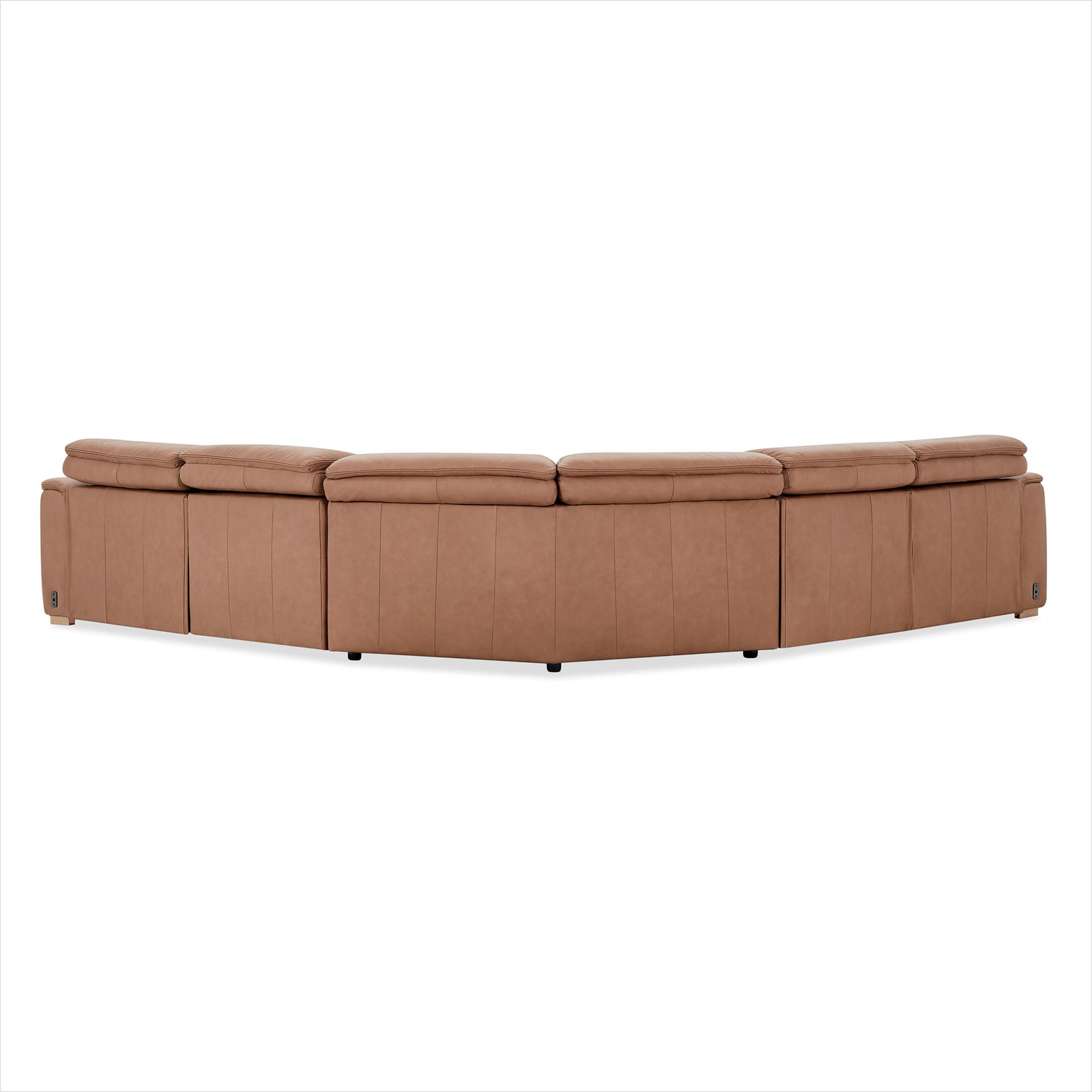 Oscar Sectional - Isla Sienna Leather