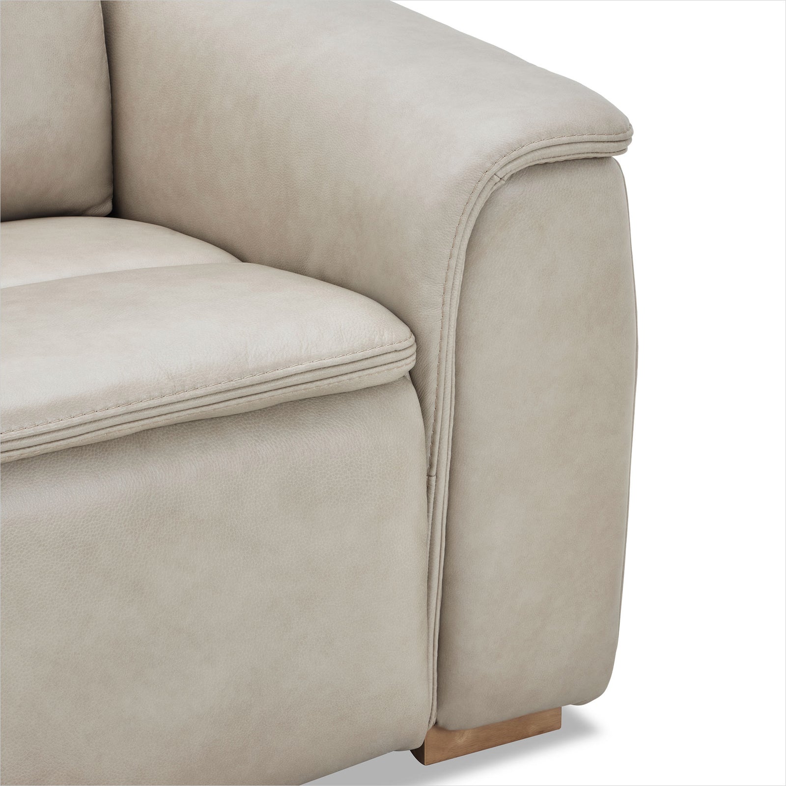 Oscar Sectional - Finch Slate Leather