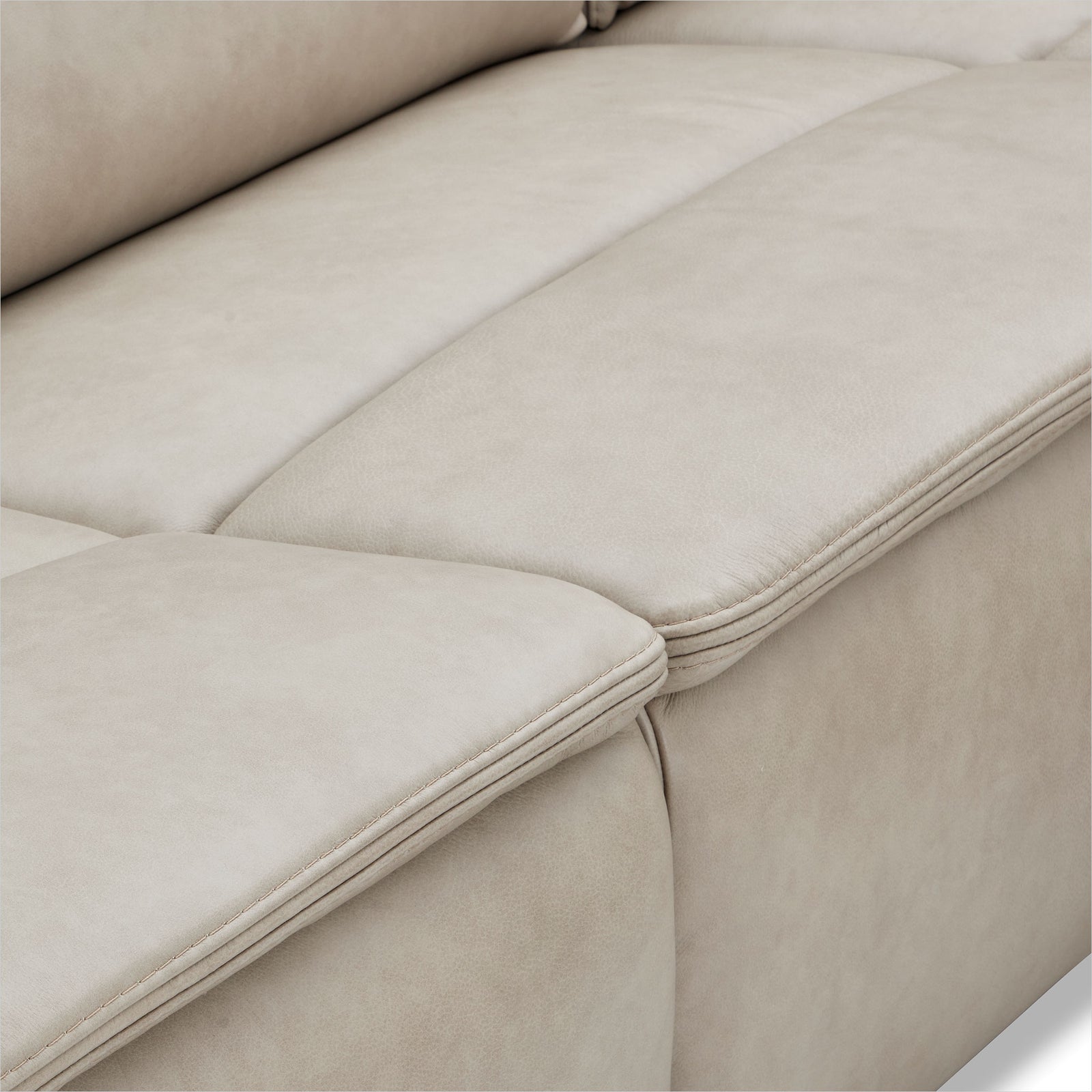 Oscar Sectional - Finch Slate Leather