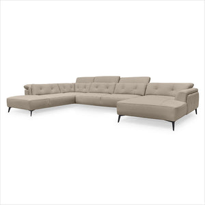 Firenze Large Sectional - Cappuccino