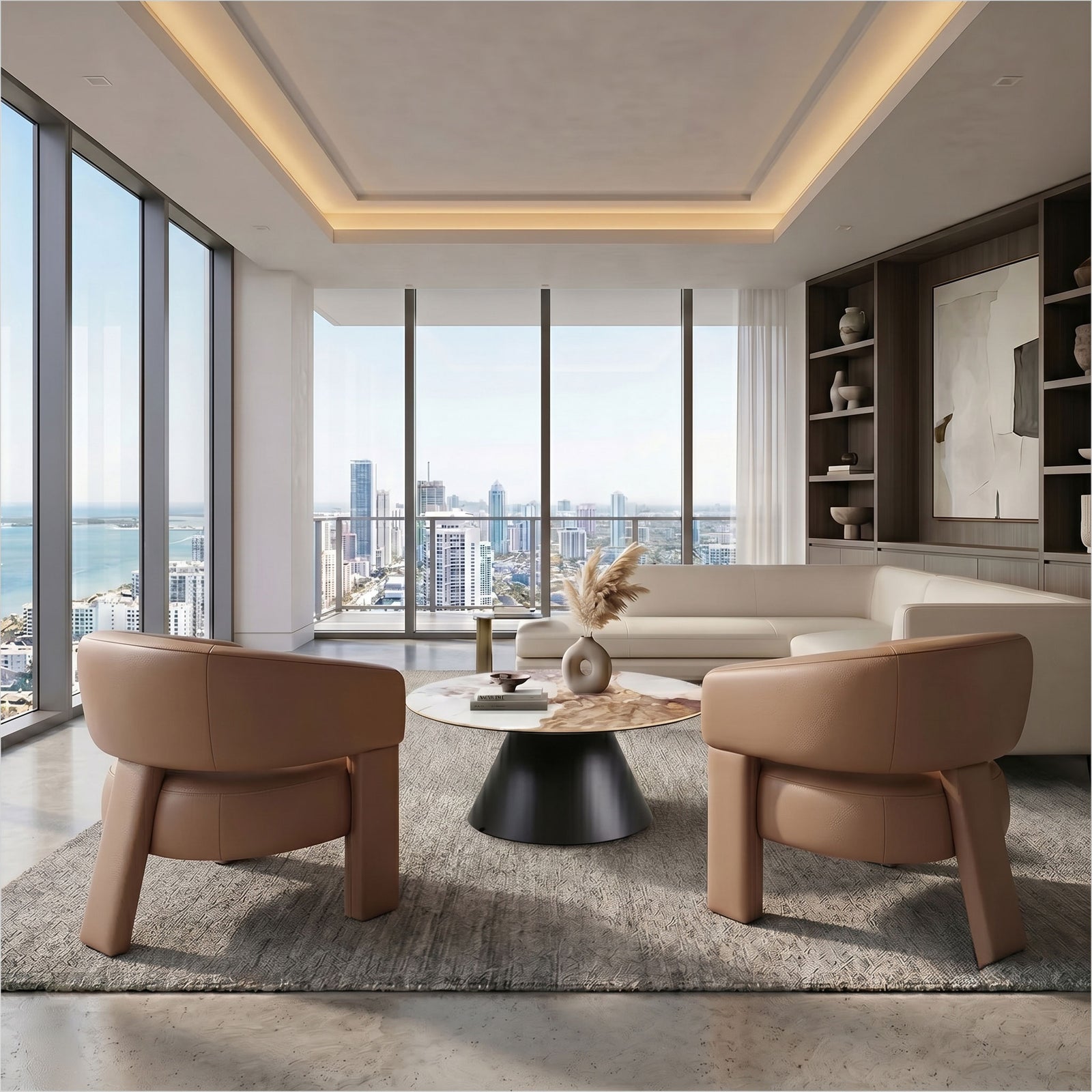 Cassia Occasional Chair - Caramel