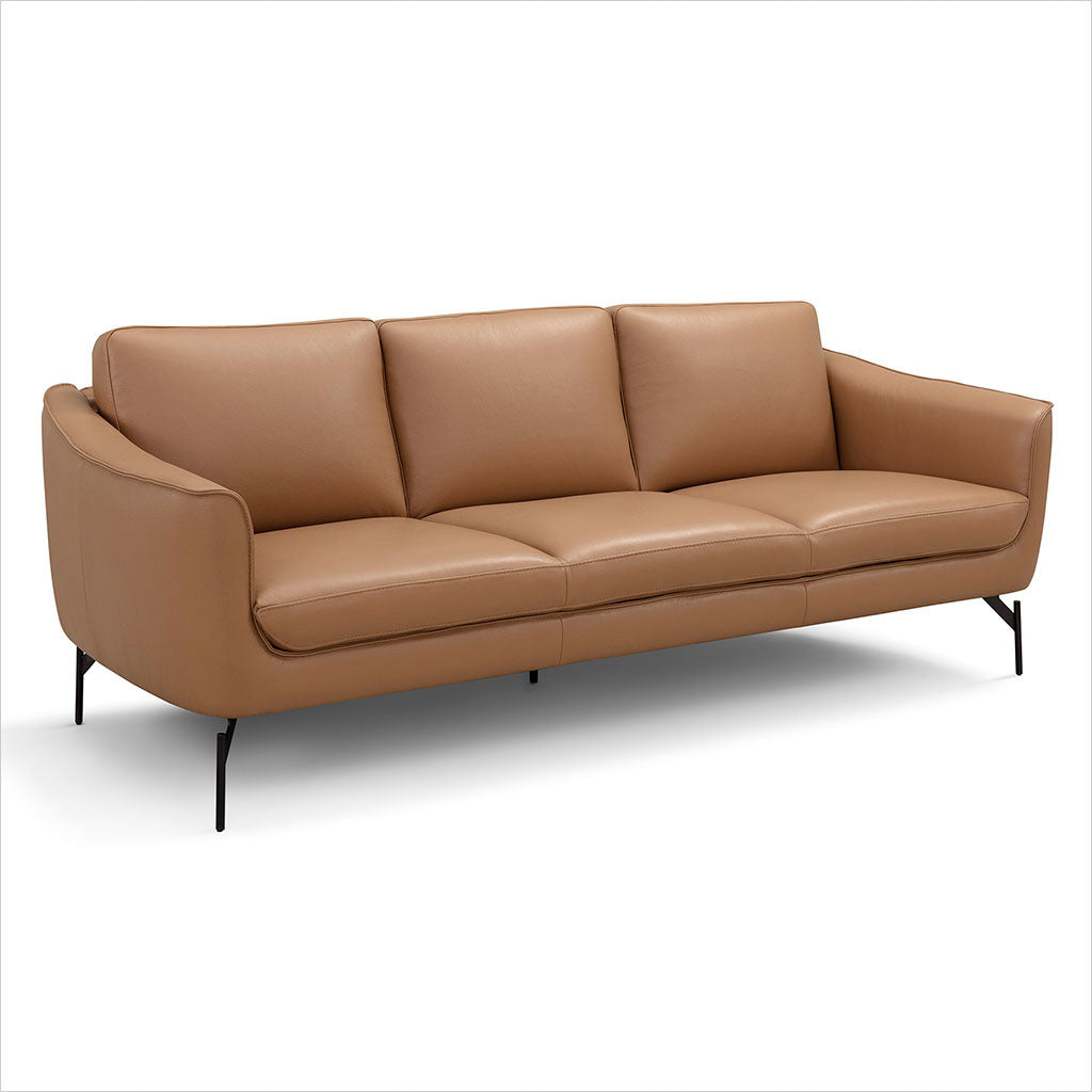 Chloe 3-Seater Sofa - Caramel