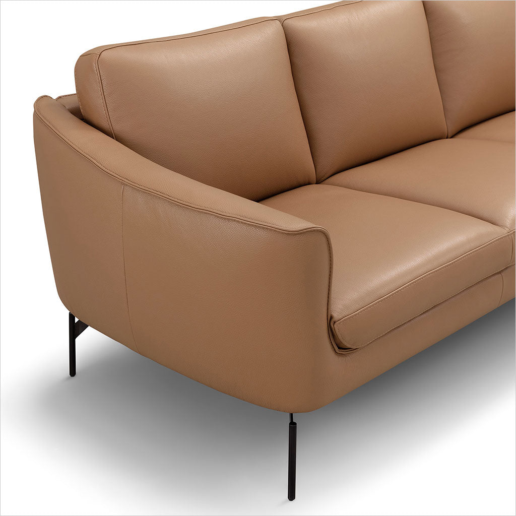 Chloe 3-Seater Sofa - Caramel