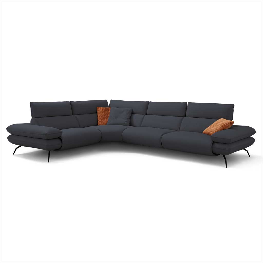 Dillon Sectional - Dark Blue