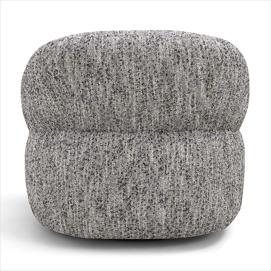 Melia Swivel Chair - Ash Fabric