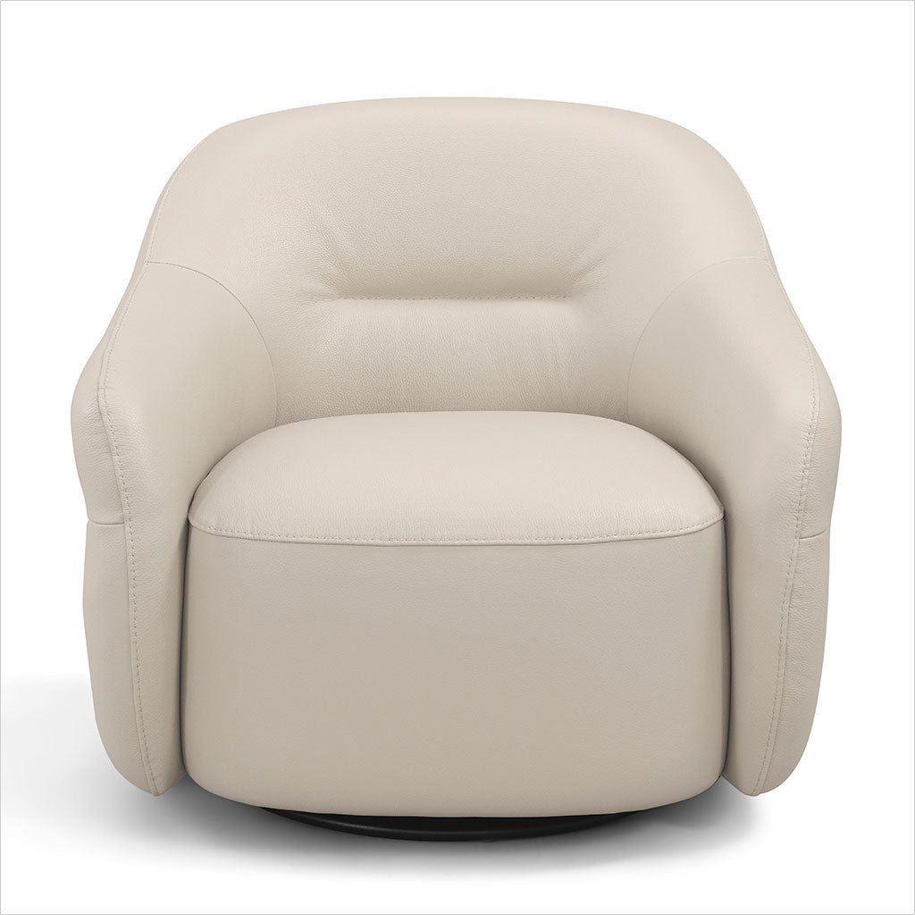 Melia Swivel Chair - Light Beige