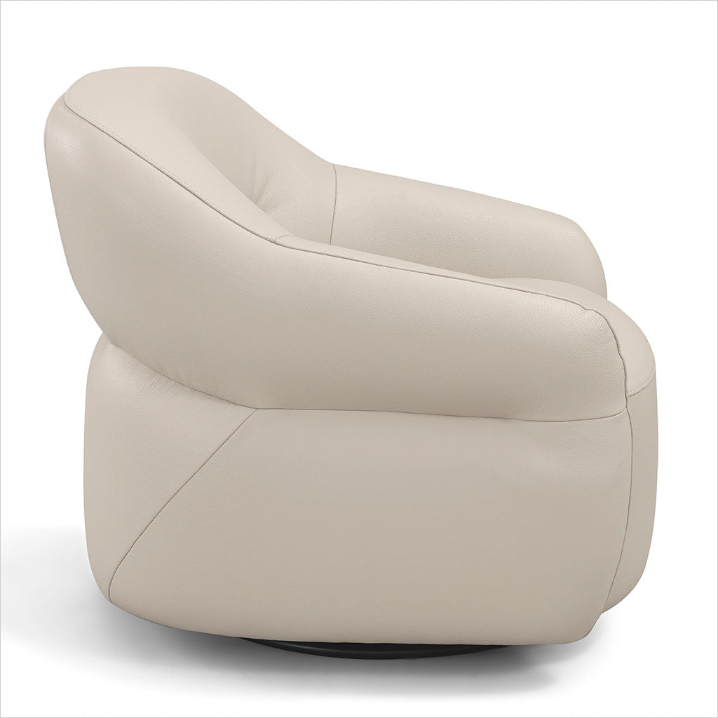 Melia Swivel Chair - Light Beige
