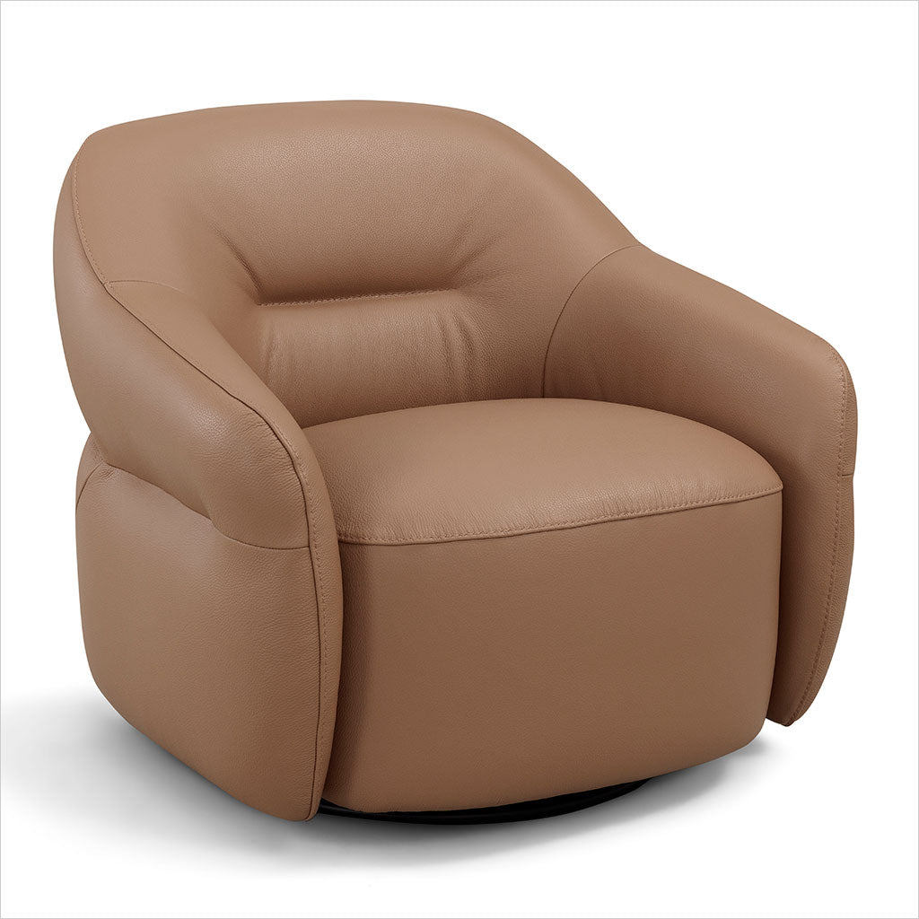 Melia Swivel Chair - Caramel