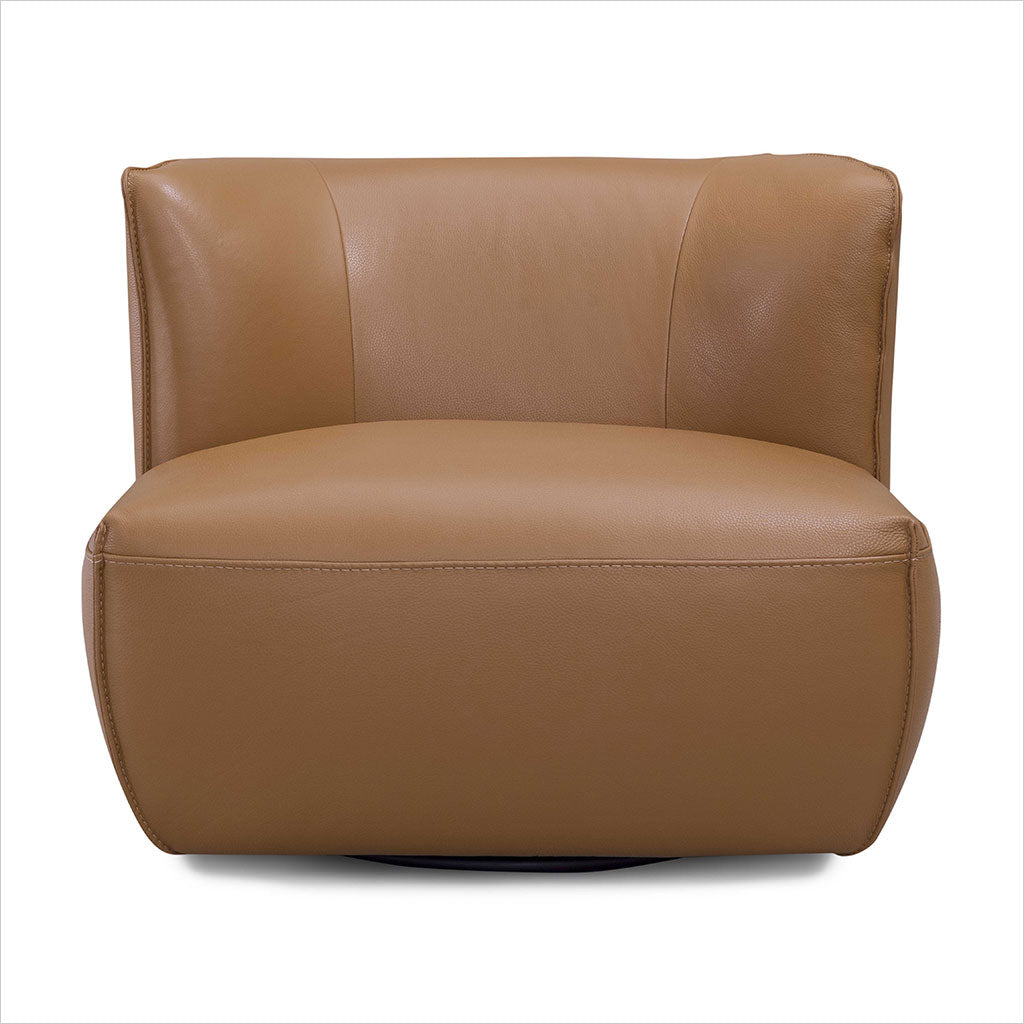 Solo Swivel Chair - Tobacco