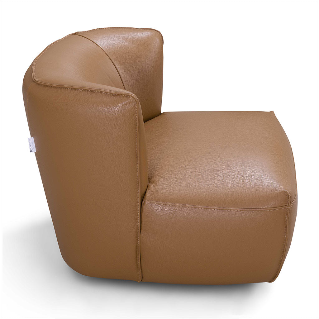 Solo Swivel Chair - Tobacco
