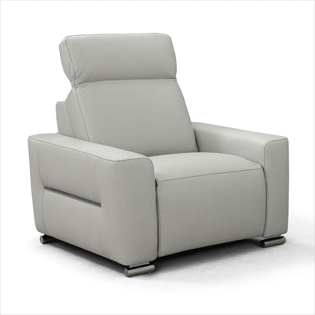 Sorento II Reclining Chair - Light Grey