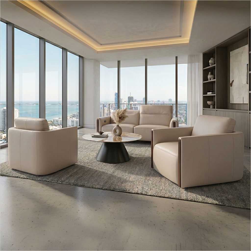 Transfer Swivel Chair - Light Beige