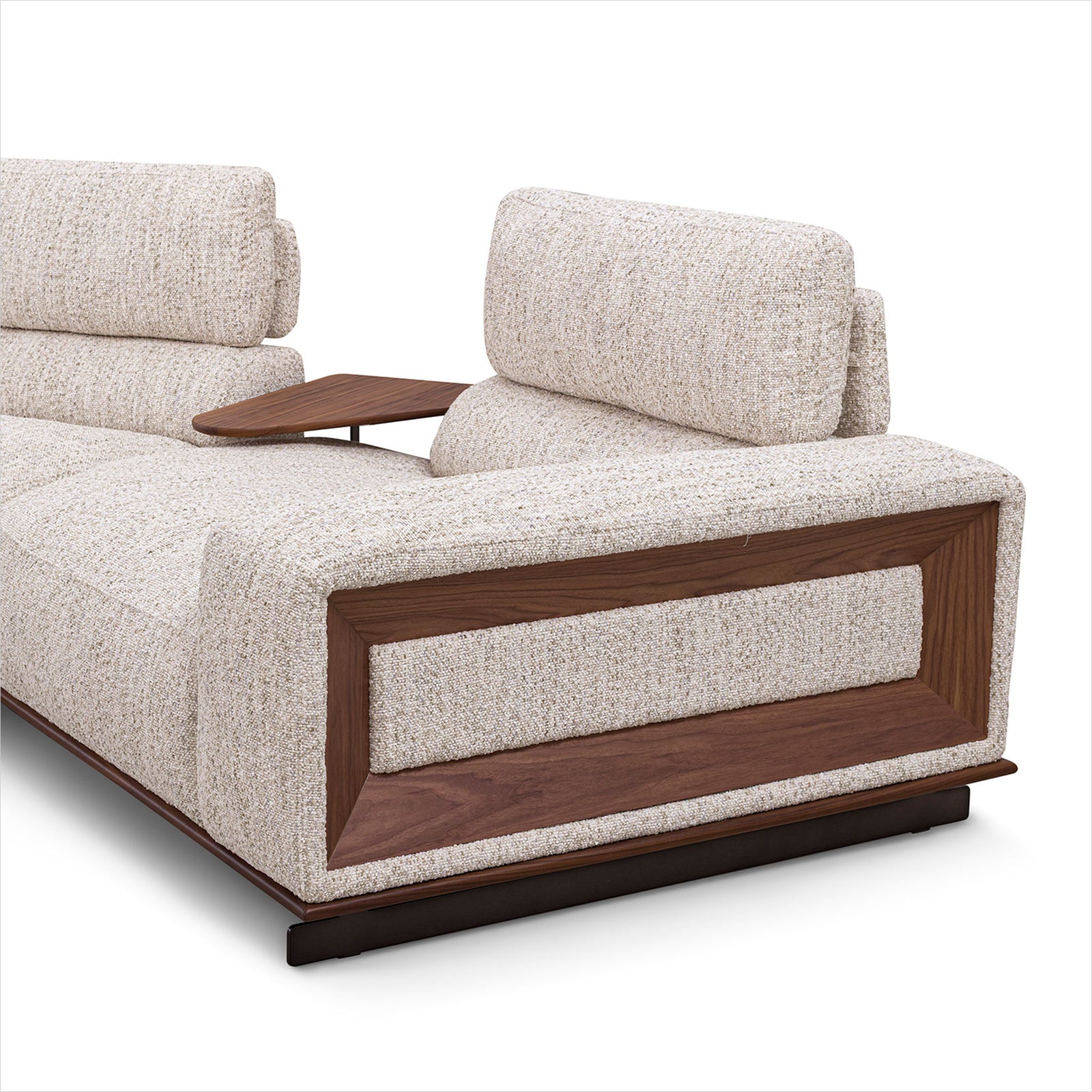 Umbria Sectional - Cream Fabric
