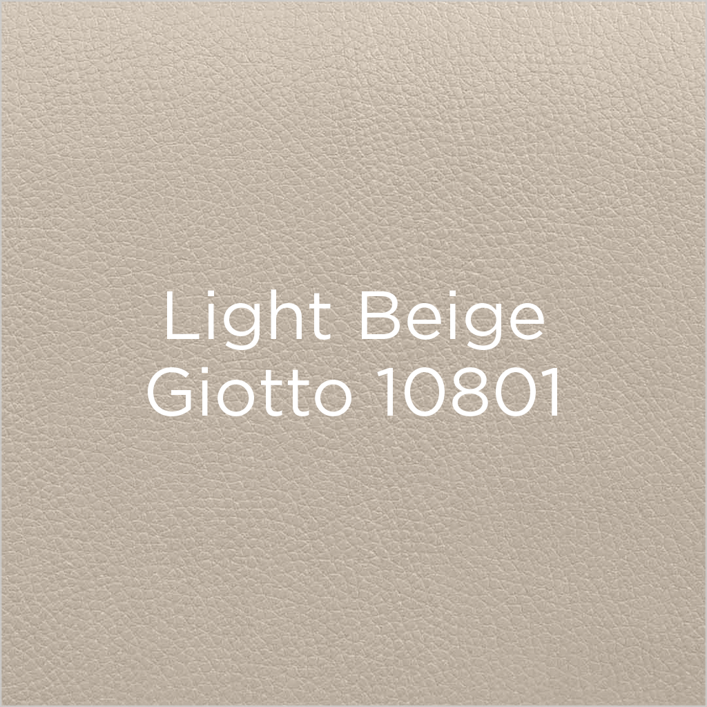 light beige Giotto leather swatch number 10801