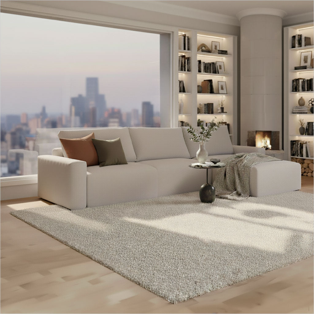 Bridge Sleeper Sofa with Lounger - Shell