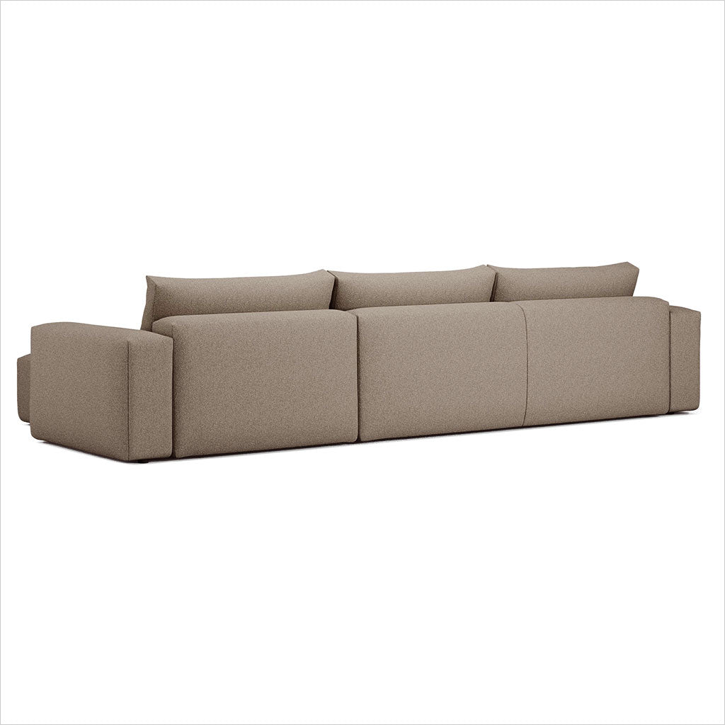 Bridge Sleeper Sofa with Lounger - Wicker