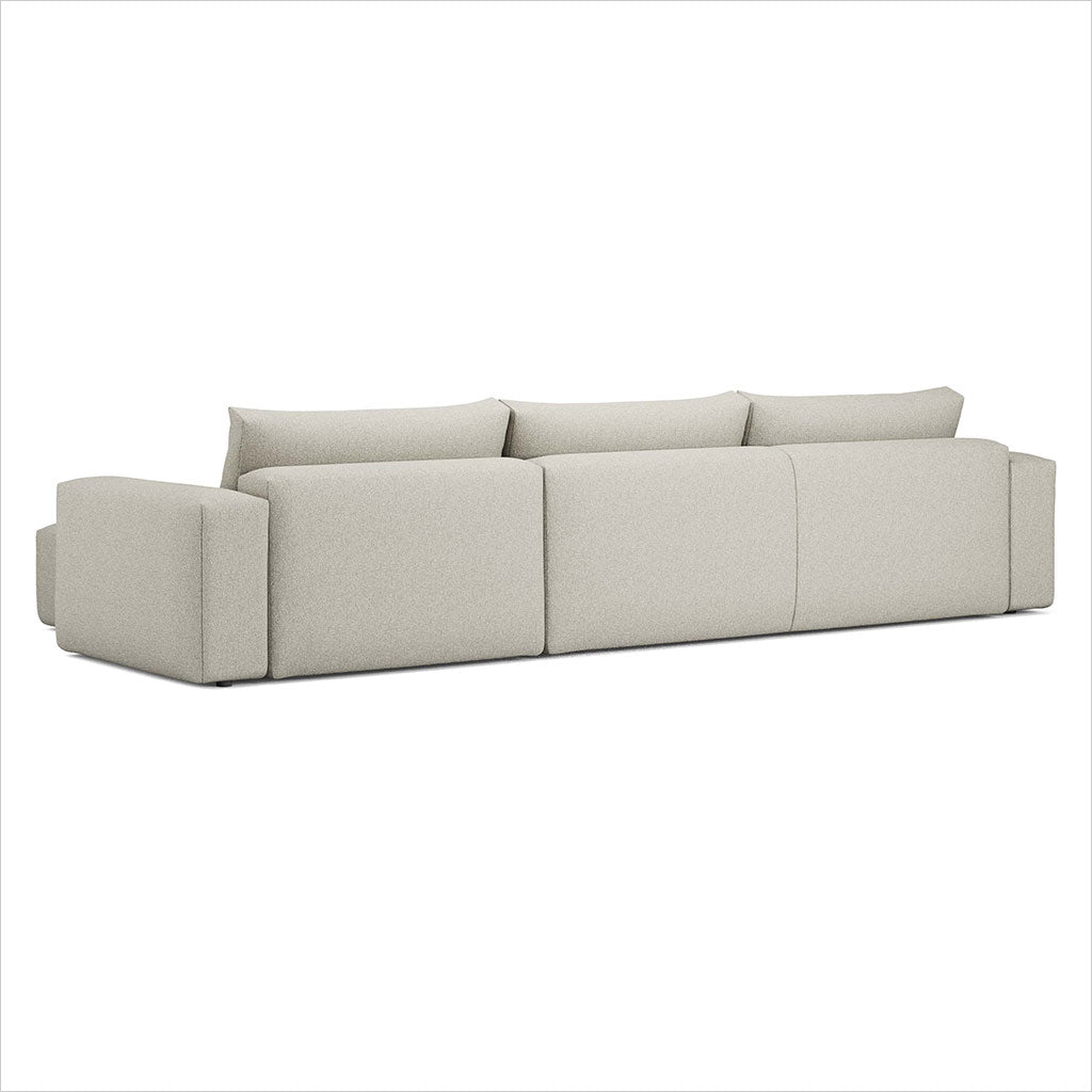 Bridge Sleeper Sofa with Lounger - Shell