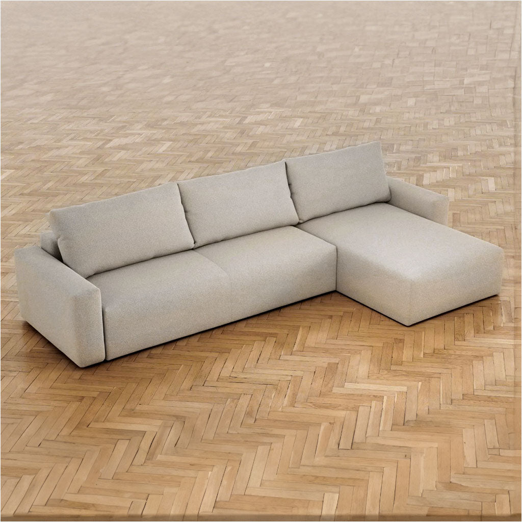 Bridge Sleeper Sofa with Lounger - Shell