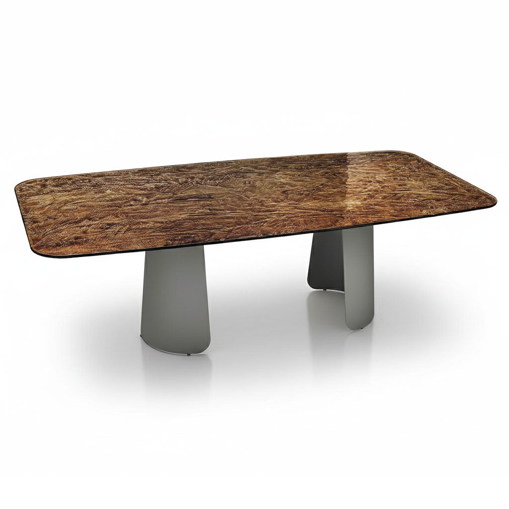 Hydra Dining Table - Burnt Orange